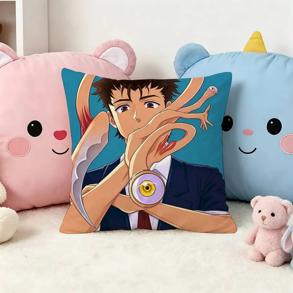 Shinichi Izumi Double-Sided Printed Cushion Cover Bedroom Bedside Sofa Pillow Case