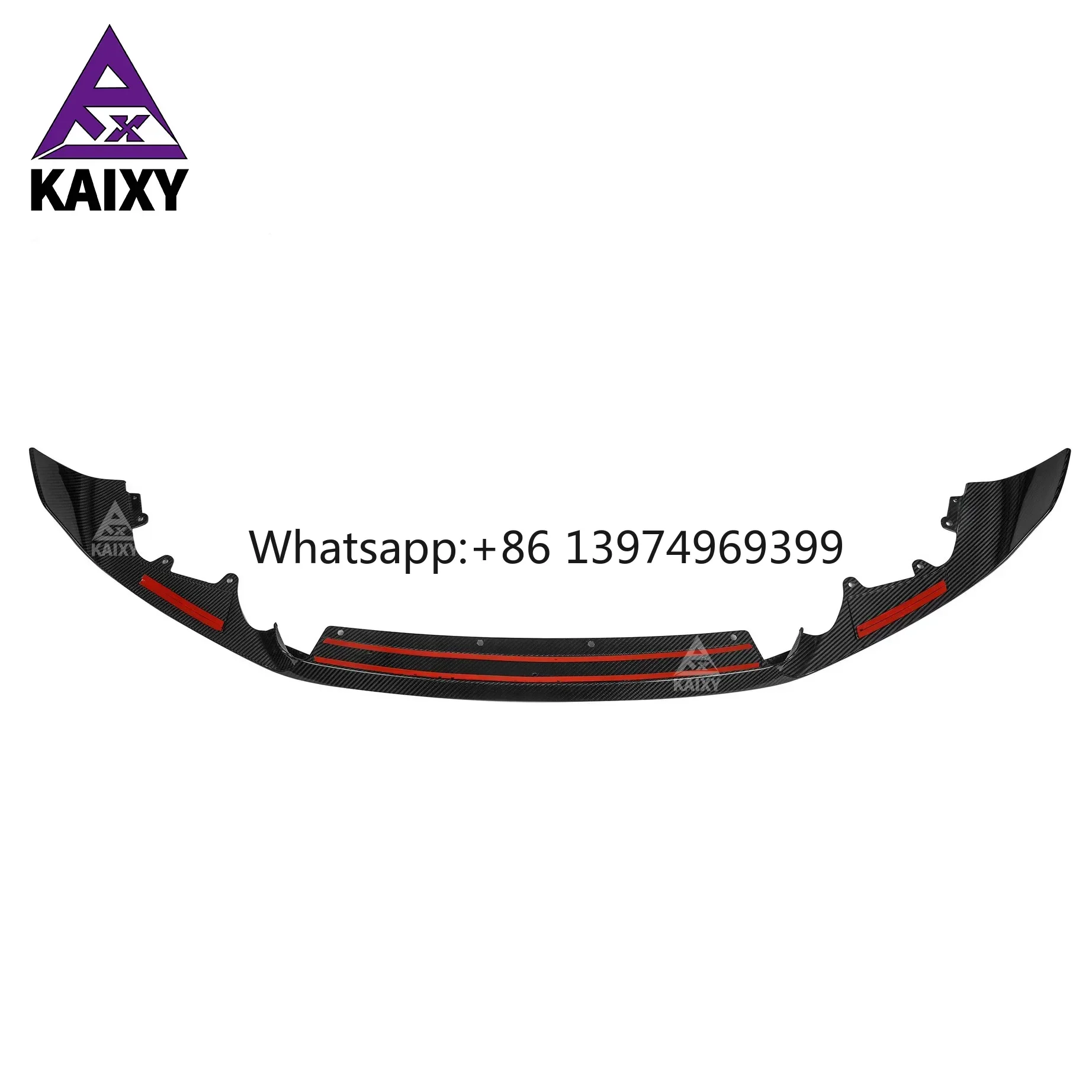 MP Style Front Bumper Lip  Black Screw Fixing for F87 M2 M2C Bodykit Rear Spoiler