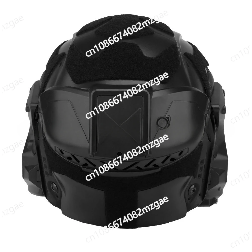 Real CS Tactical Integrated Protective Equipment Video Dress-up Built-in Headphones W Assault Solid Color Helmet II