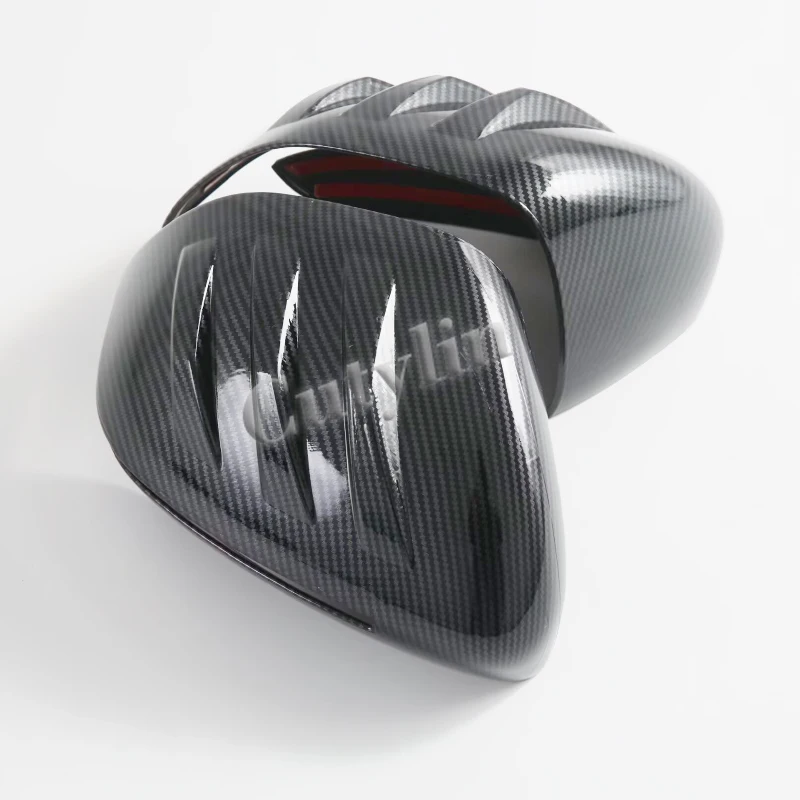 ل MG 4 MG4 EV 2026 2027 ABS ألياف الكربون الملحقات الخارجية غطاء خزان الغاز مقبض الباب وعاء مرآة الرؤية الخلفية غطاء الكسوة #2