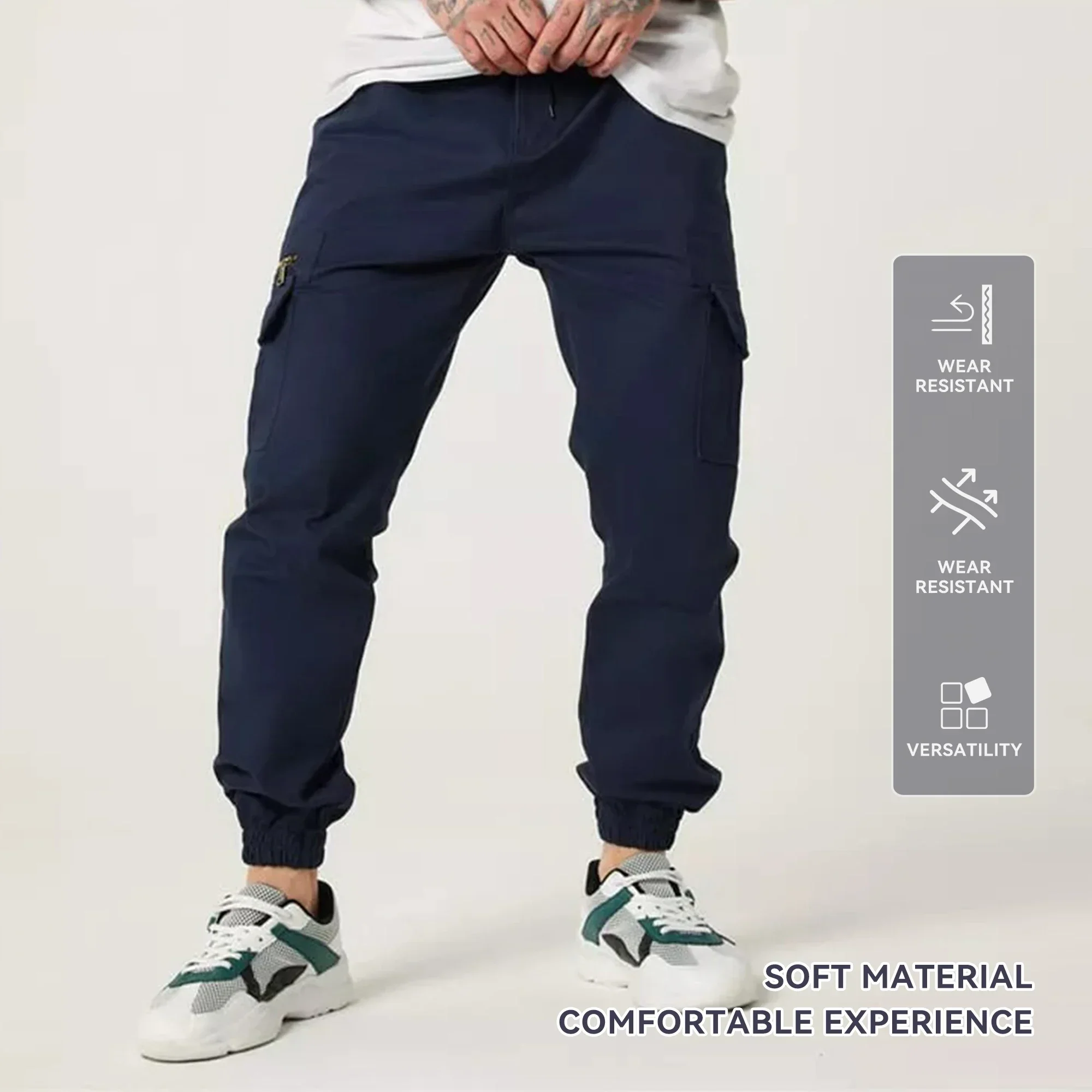 

Брюки мужские брюки для рыбалки уличные походные быстросохнущие карманы карго тактические брюки для бега повседневные рабочие брюки осень-весна