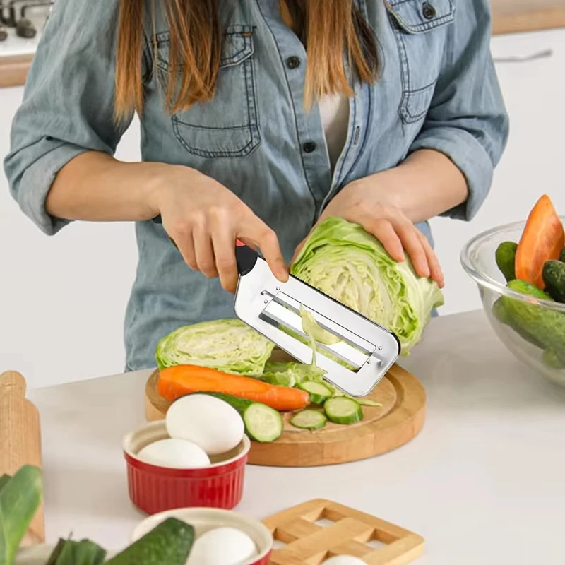 Kitchen Multifunctional Cabbage Cutting Knife, Stainless Steel Cutting Knife Suitable for Cutting Cabbage and Vegetables