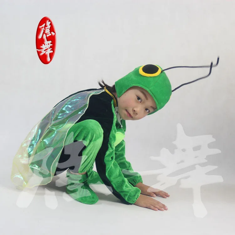 Halloween Children's Cartoon Animal Cosplay Costumes Animal Caterpillar Grasshopper Stage Performance Costumes Kid's Cosplay