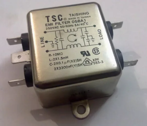 

1PCS TSC EMI FILTER 05BA1 5A 250VAC