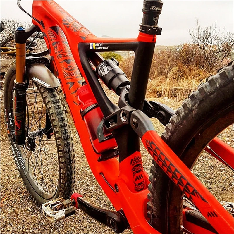 ENLEE The New Removeable Sticker Road Bicycle Paster Guard Cover 3D MTB Mountainbike Scratch-Resistant Protect Frame Protector – Detail 22