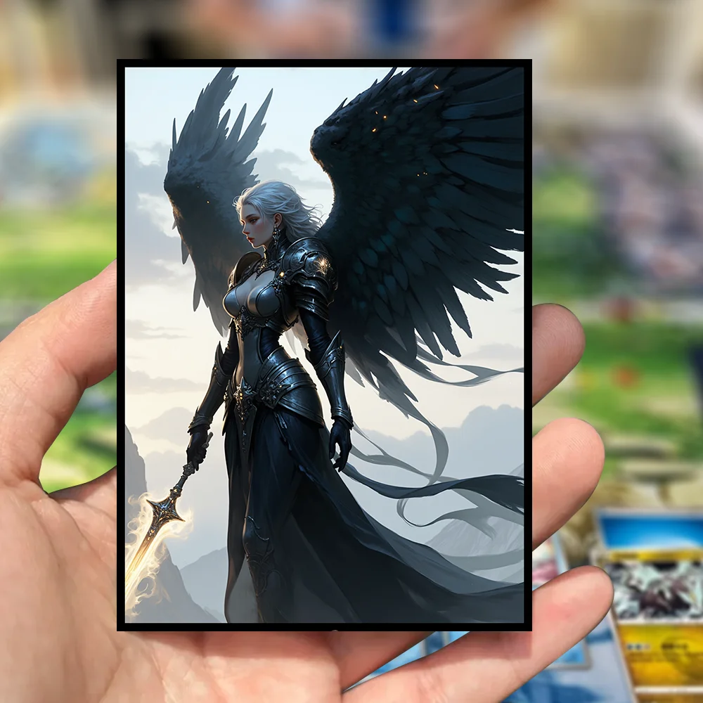 60 Stück 66 x 91 mm Anime-Kartenhüllen, Brettspiel, innere Sammelkarte, kompatibel mit/MGT/PTCG/PKM-Spielkarte, die besten Geschenke, Festival – Detail 10