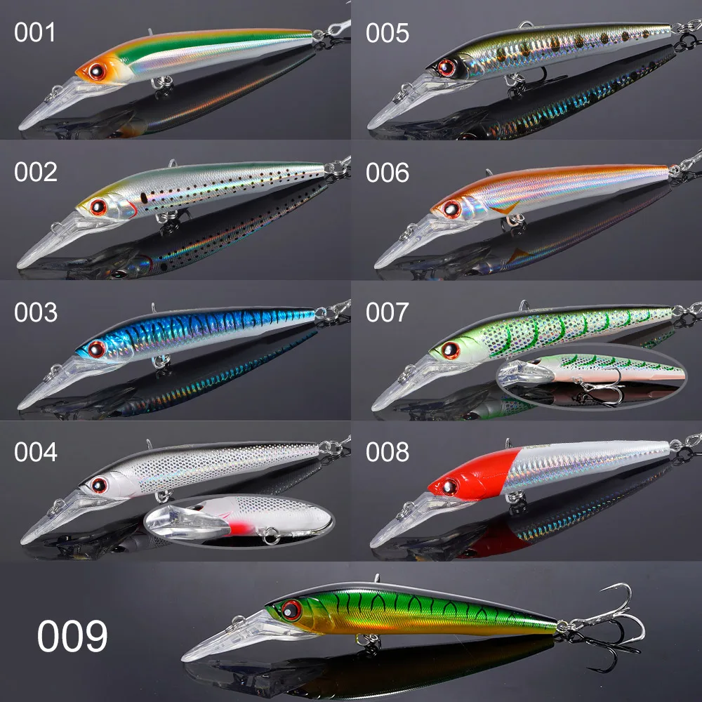 NOEBY Trolling Minnow Señuelo Hundible para Atún - imagen 2