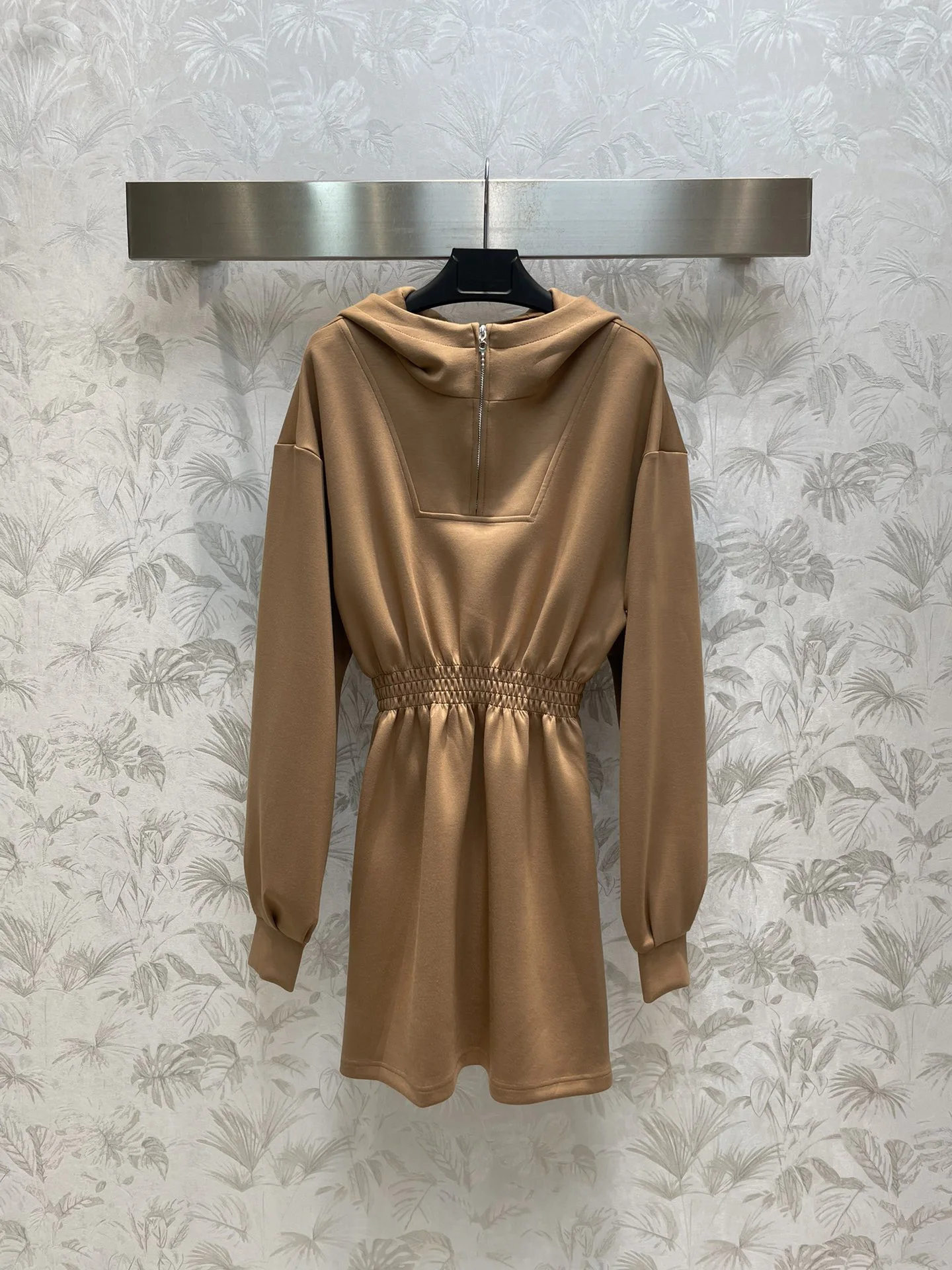 

2024 Women's Clothing Elegant hooded half-zip dress Spring Summer New No.19