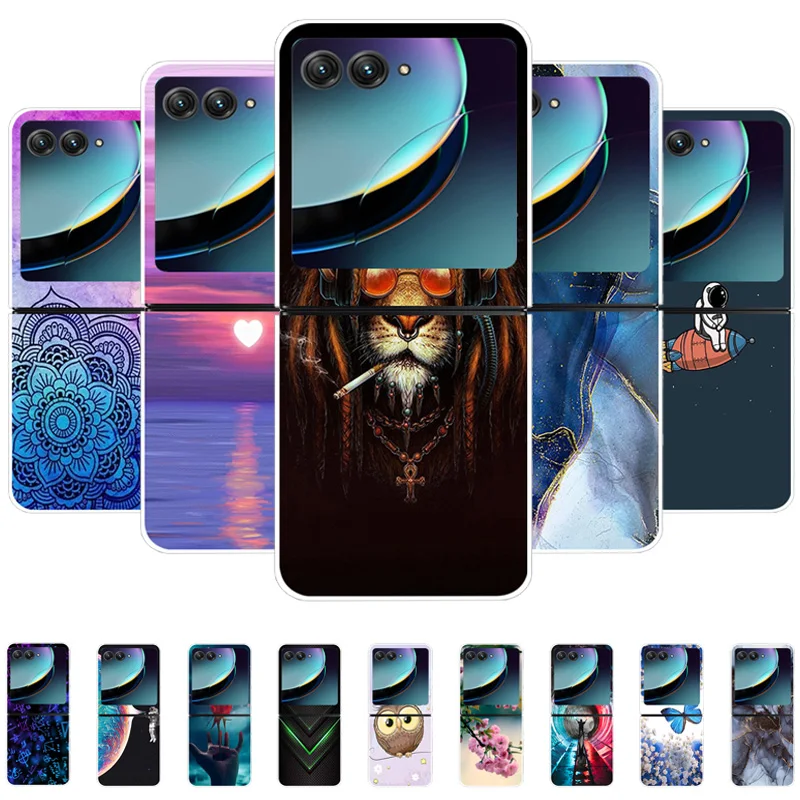 Funda de teléfono para Motorola Razr 60, funda transparente de silicona TPU dura de lujo a la moda para Moto Razr60 Ultra 5G, Fundas transparentes