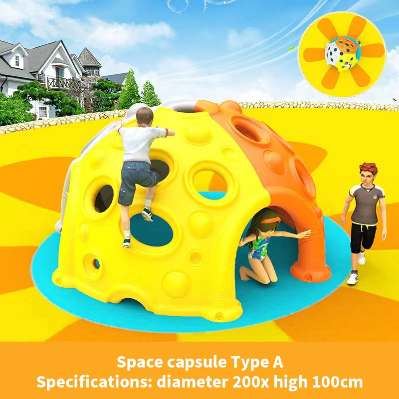 Kindergarten Space Capsule Design Dome Mountaineering Rack Outdoor Children's Mountaineering Rack Children's Equipment