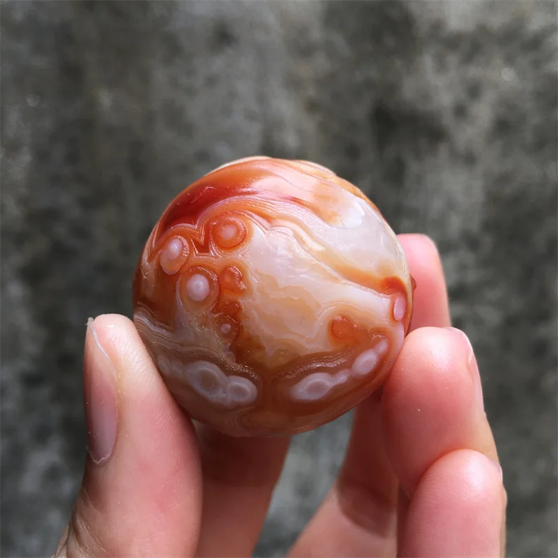 Natural Red Sardonyx Gobi Agate Alxa Eye Rock Mineral Specimen Energy Spiritual Crystal Chakra Reiki Healing Stone Home Decor