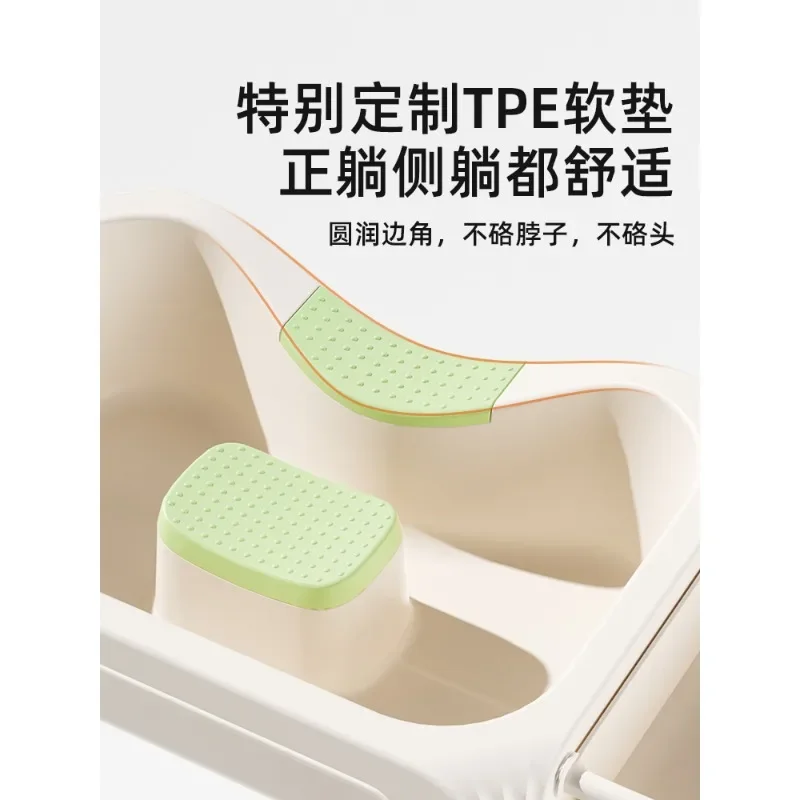 Bubble head basin water circulation flat lying shampoo bed patient home pregnant woman confinement shampoo