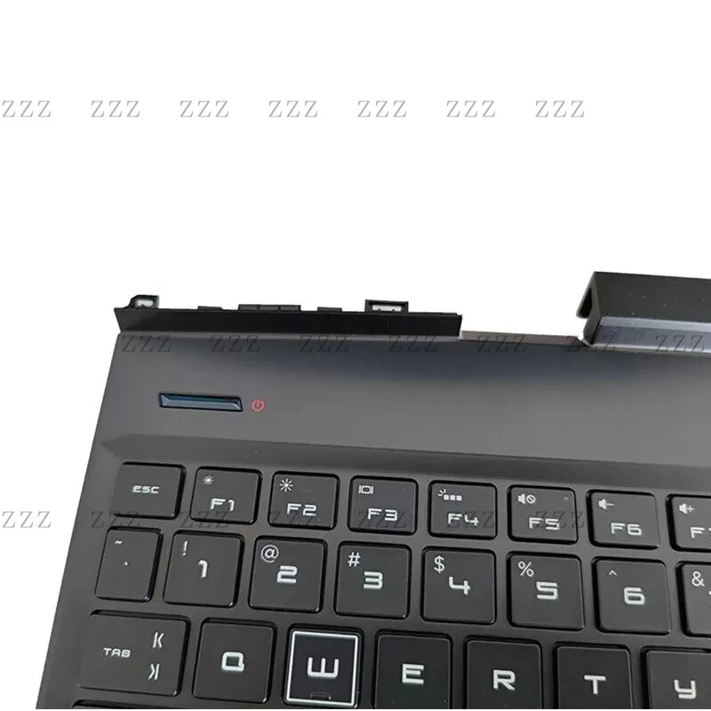 ZZ New For HP Omen 15-DC 15-DC0005TX TPN-Q211 Palmrest with White Backlit Keyboard