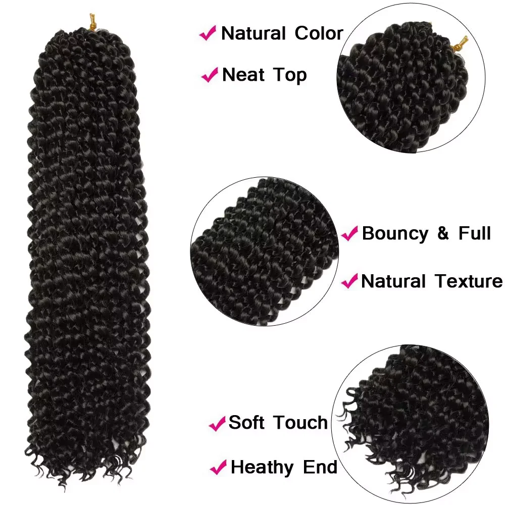 Synthetic Afro Curls Crochet Braids Hair For Passion Twist Dread Ombre Pre-Twisted For Black Woman Braiding Hair Extensions