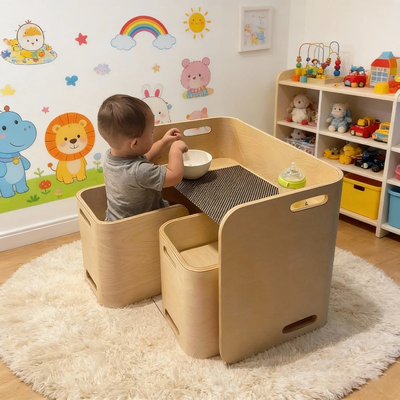 Children's table and chair set, study table Children's desk