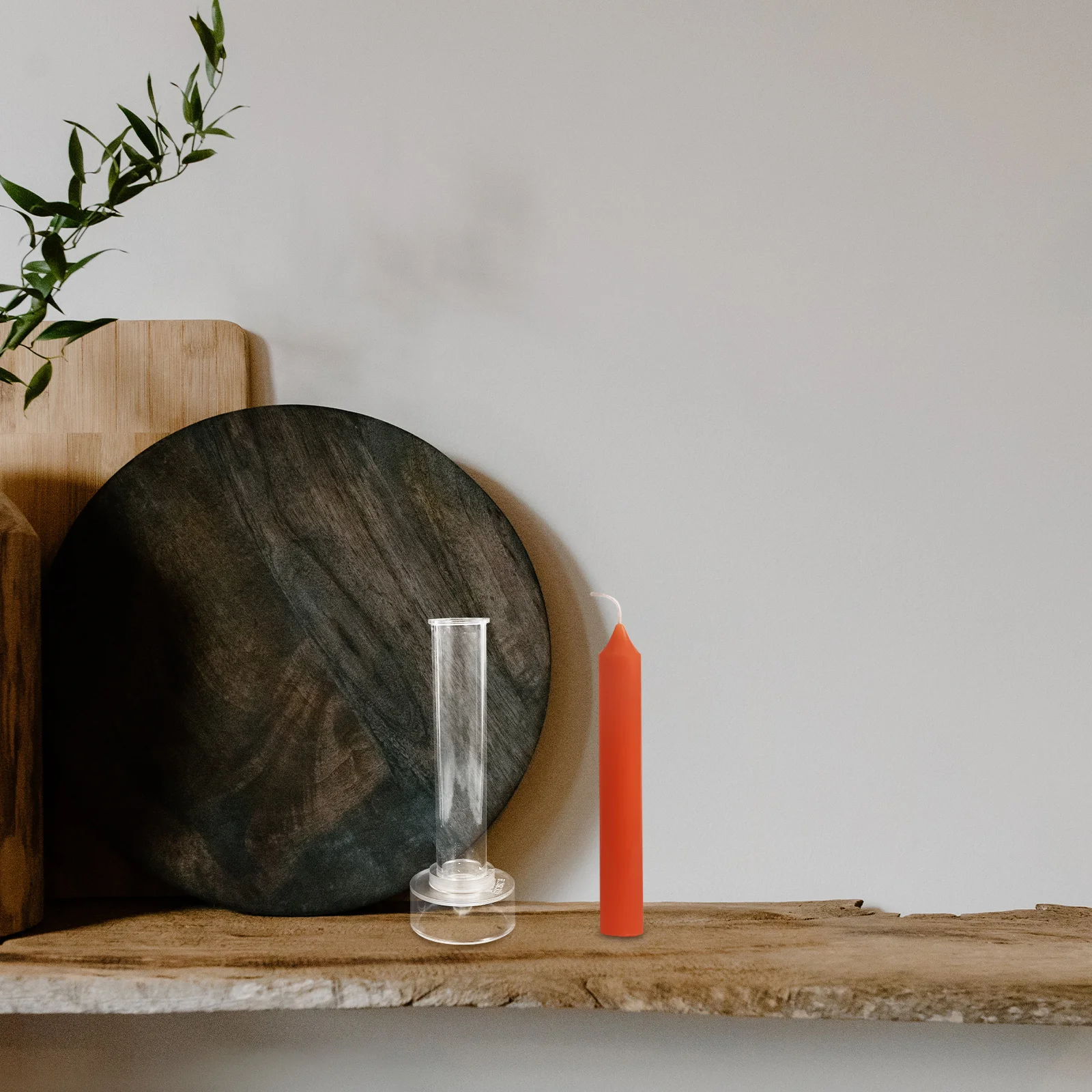 

2Pcs Acrylic Molds DIY Taper Mold Durable Creative Design Multi Color Materials Mold Acrylic Molds for Candles