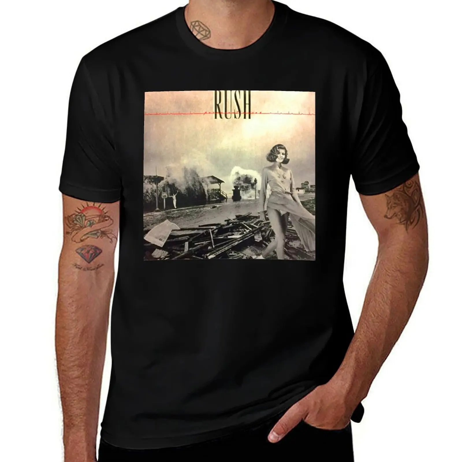 permanent wave rus album music 2021 kokmeneh T-Shirt man t shirts for men T-Shirt