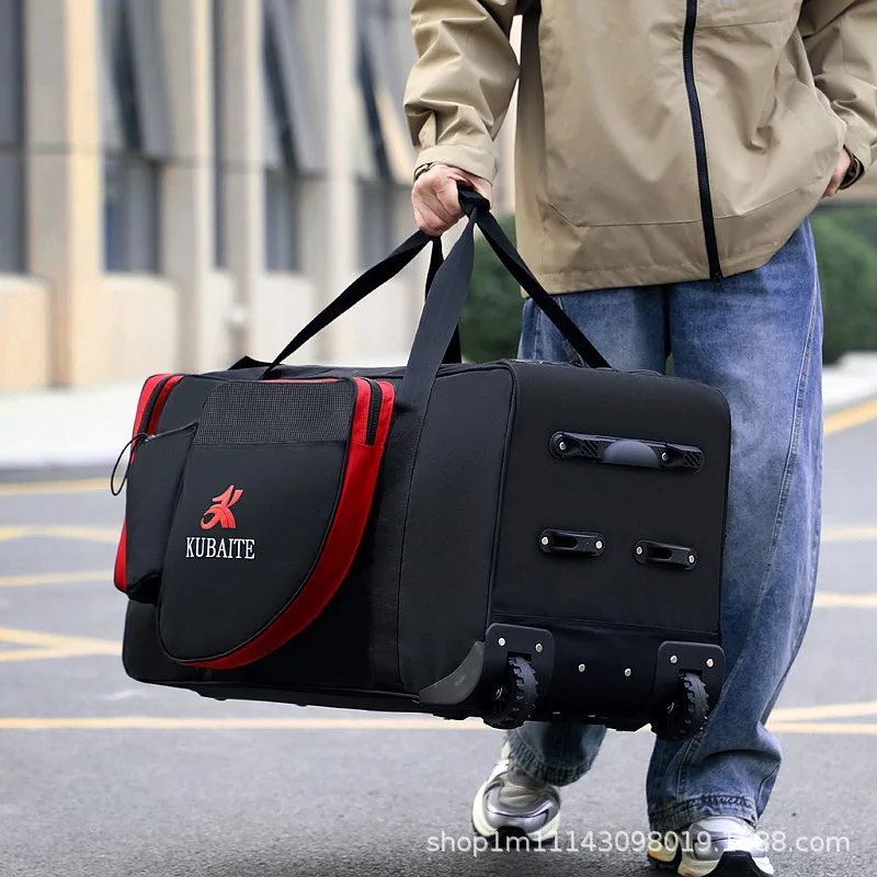 New Ice Hockey Protective Gear Bag Equipment Bag Tie Rod Wheel Special Large Capacity Travel Bag Sports Bag Checked Luggage Bag