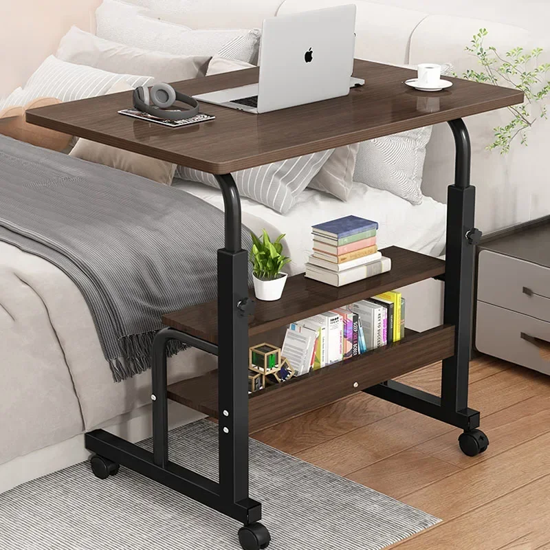 

y Adjustable Height Adjustable Office Desk Writing Supplies Small Legs Computer Desks Storage Floor Mesa