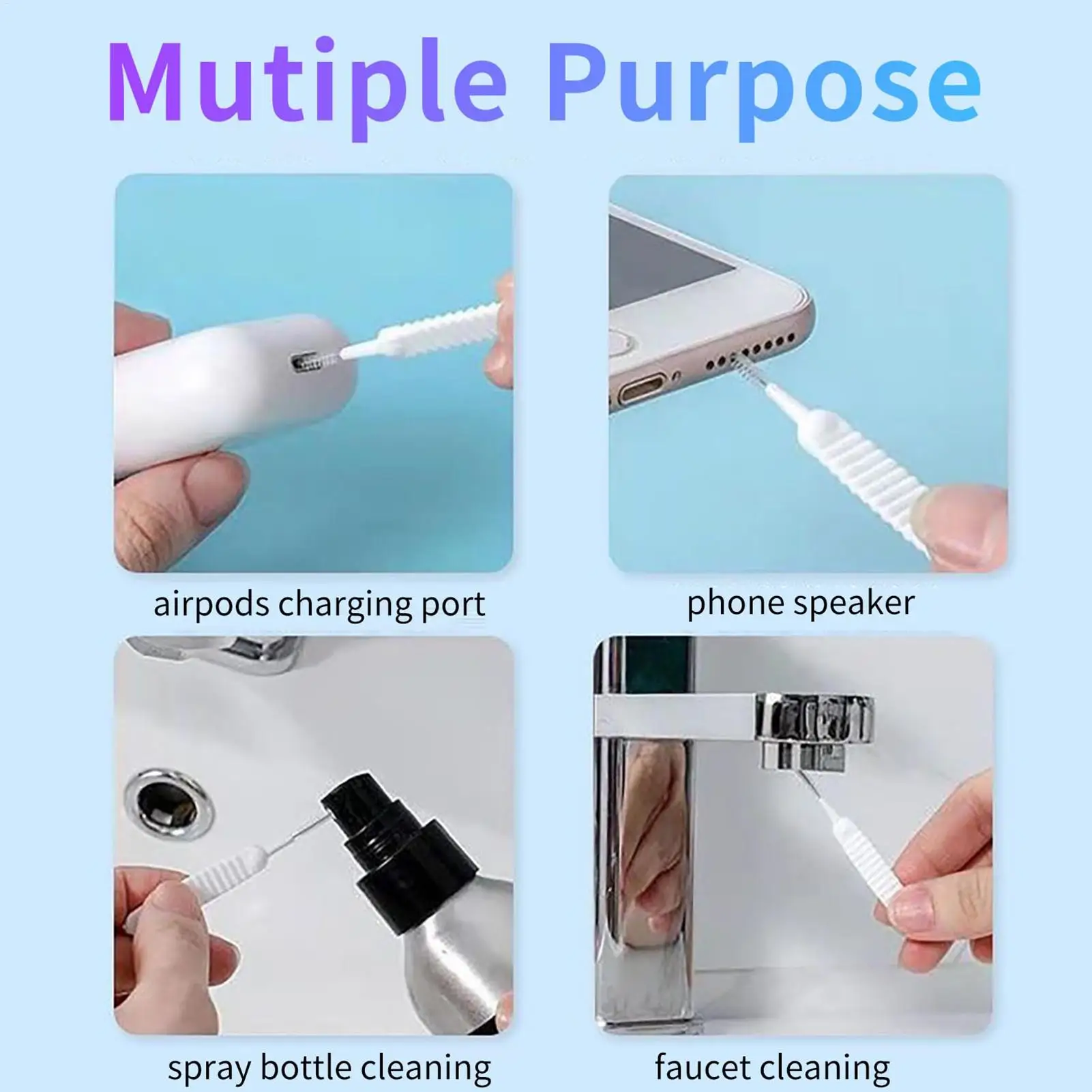 Mobile Phone Charging Port Dust Plug For IPad Type-C For Shower Port Cleaner Kit Computer Keyboard Cleaner Tool Cleaner Brush
