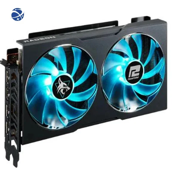 

yyhc New Stock Gaming Graphics Cards PowerColor RX6600 Hellhound Sealed Package For Gaming Desktop RX 6600