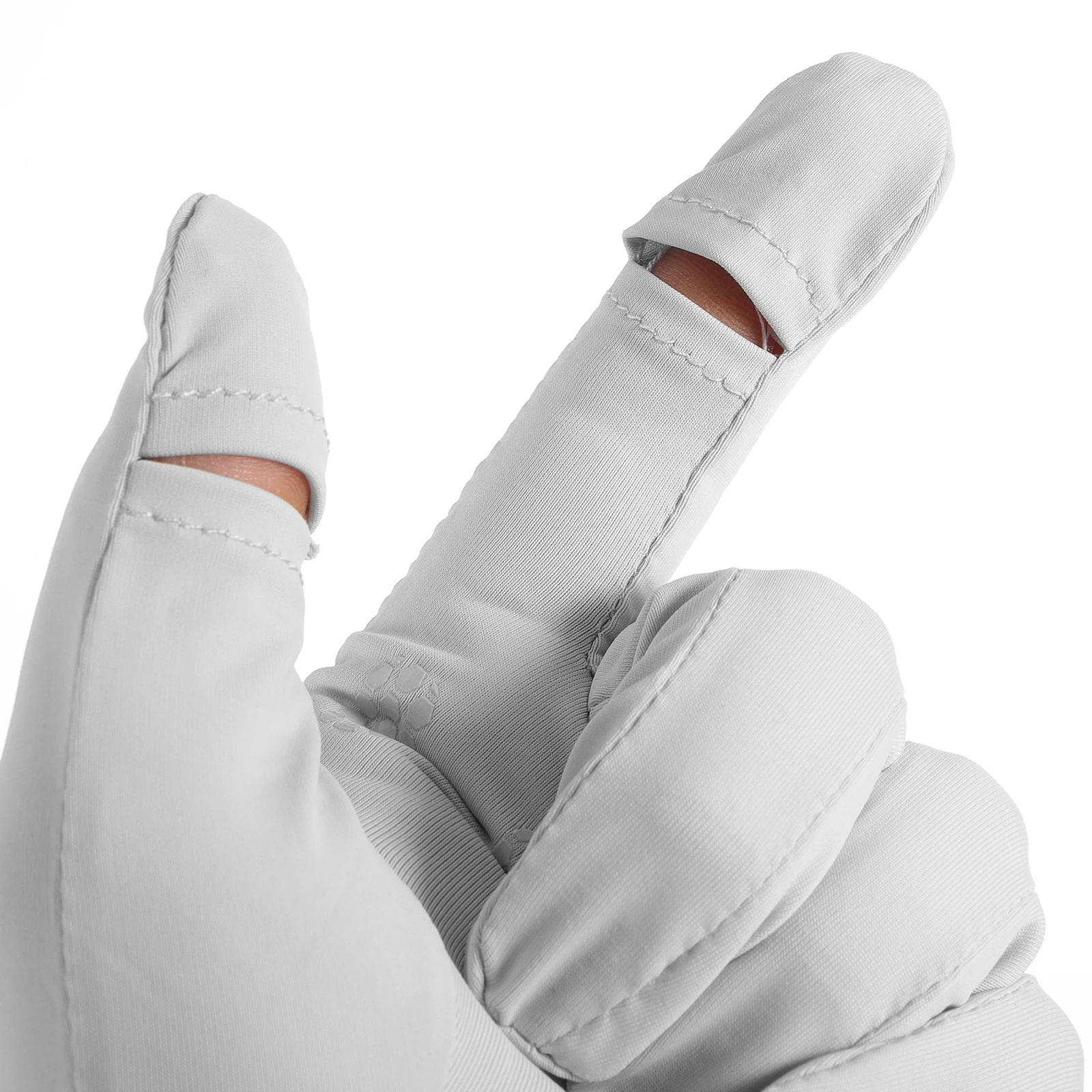 1Pair Comfortable Protective Bike Gloves Uv Sun Protection Stable Material for Outdoor Activities Gifts Fishing Gloves