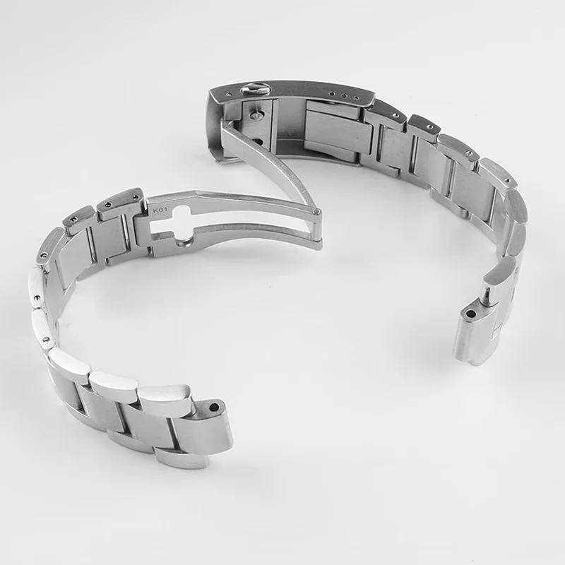 Cinturino per orologio in acciaio convesso solido per orologio ORIS 7730 7740 serie subacquea catena per orologi cinturino in acciaio inossidabile con nucleo solido da uomo
