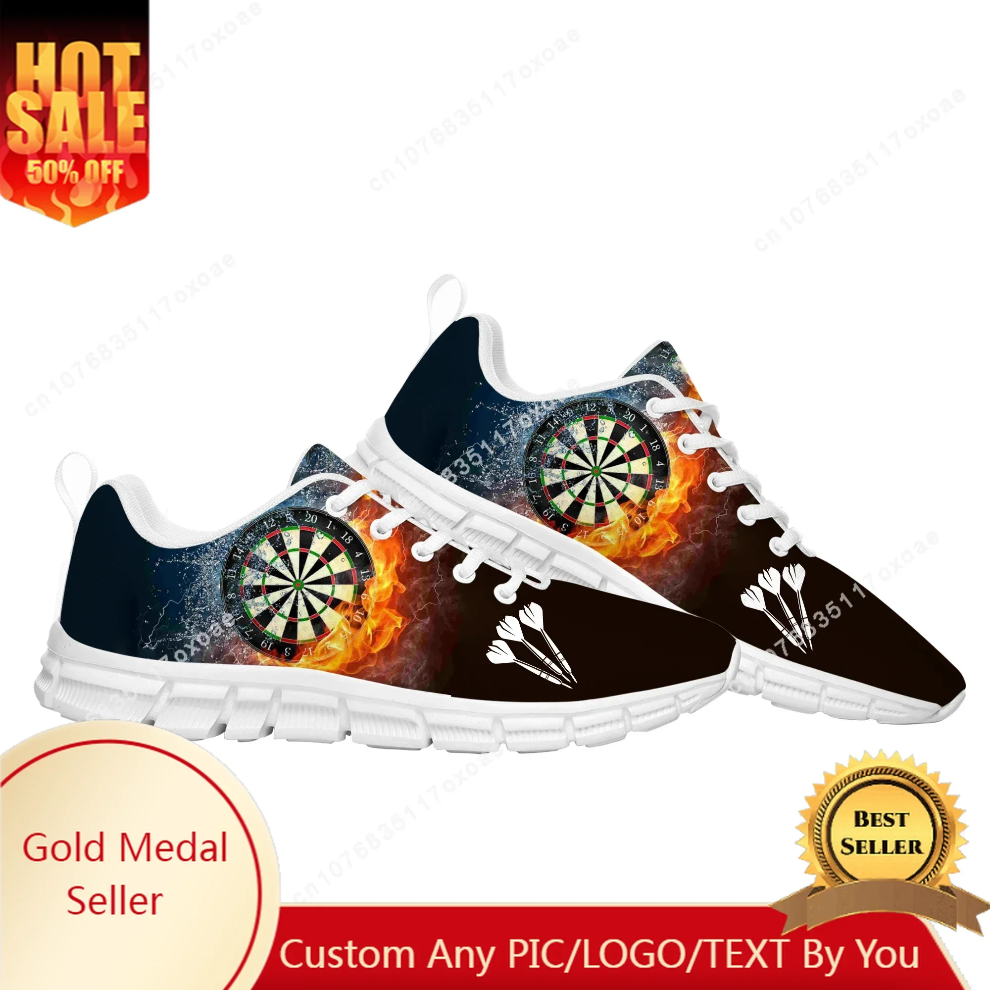 Love Gift Darts Player Sports Shoes Mens Womens Teenager Sneakers High Quality Casual Sneaker Couple Custom Shoes