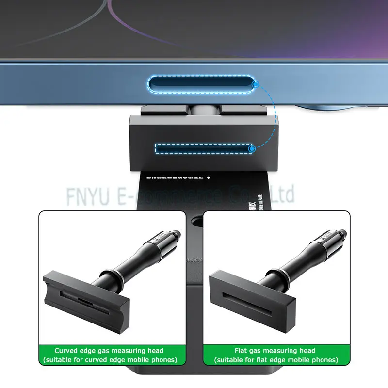Air Leak Tester QIANLI MEGA-IDEA Curved / Flat Edge Waterproof Sealing Inspection for Phone Repair Accurate Tightness Test Tool
