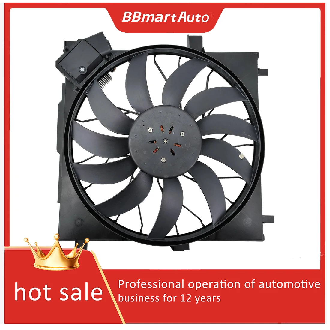 

4635000293 Radiator Cooling Fan Assembly For Mercedes-Benz G55 G500 G400 G63 G350 G320 BBmartAuto