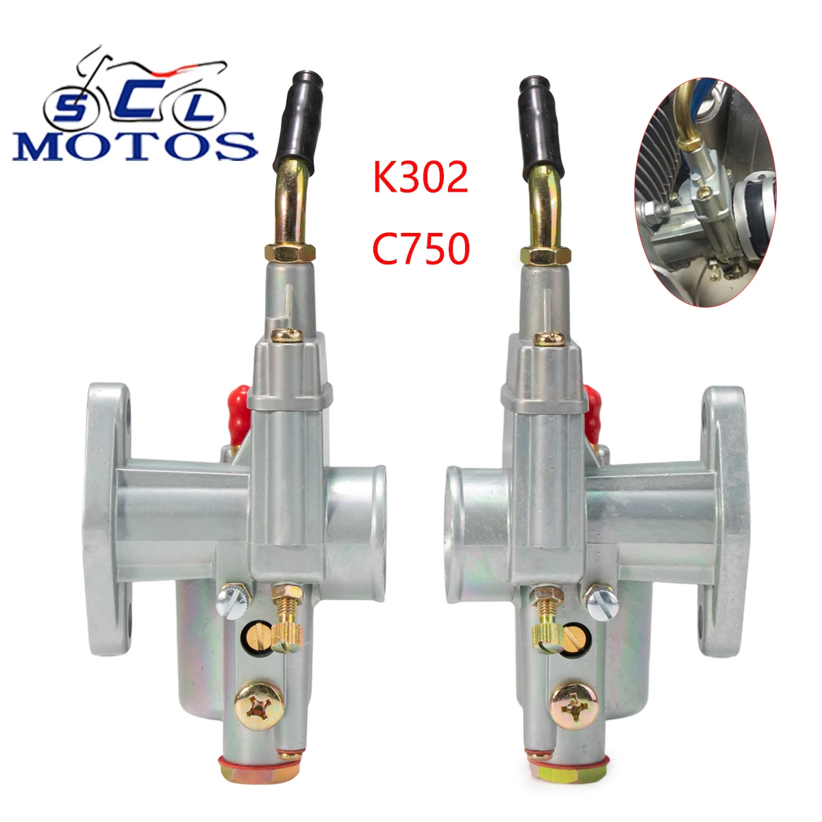 Sclmotos KC750 Carburator Vergaser Motorcycle Engine PZ28 Carburetor For BMW R50 R60 R75 IMZ URAL M72 K750 KMZ Dnepr K-302 K-301