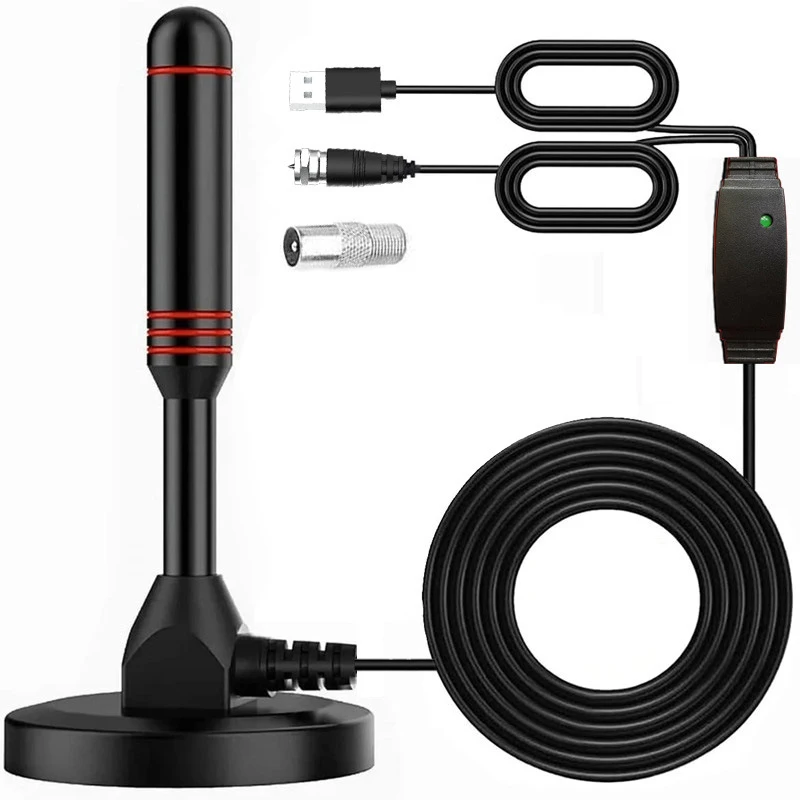 50개 베스트셀러 DTMB 고화질 디지털 TV 안테나 실내외 겸용 흡착컵 디자인 USB 크로스보더 가정용 특수 그룹