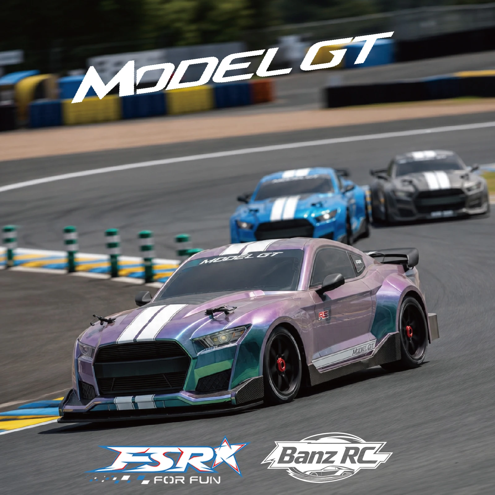 FSR GT Sports Car RC Car, 2.4Ghz High Speed Remote Control Car, 6S 1:7 4WD 130+KM/h RTR RC Remote Control Vehicle