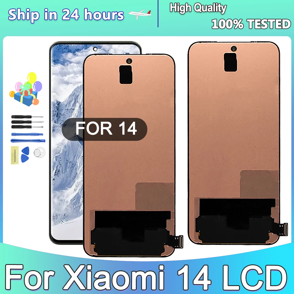 

AMOLED For Xiaomi 14 LCD Touch Screen Display Digitizer Assembly With Frame For Xiaomi Mi 14 LCD Screen Department