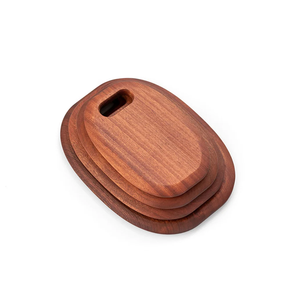 

Solid Wood Cutting Board Thick 36X26.5X2.5Cm Reversible Chopping Block No Warping Crack Splinter Fine Texture Elegant Design