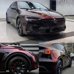 High Glossy PET Madeira Red vinyl wrap film gloss Chameleon Midnight Red chameleon vinyl wrap film for Motorcycle stickers