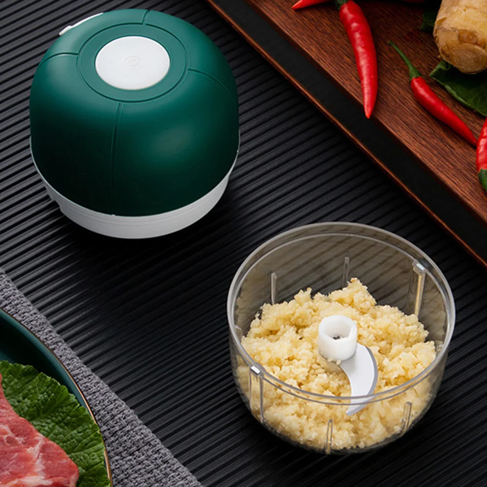 

1Pcs Electric Garlic Chopper Stainless Steel Mini Garlic Masher USB Charging Multi-Functional Kitchen Crusher Food Crusher