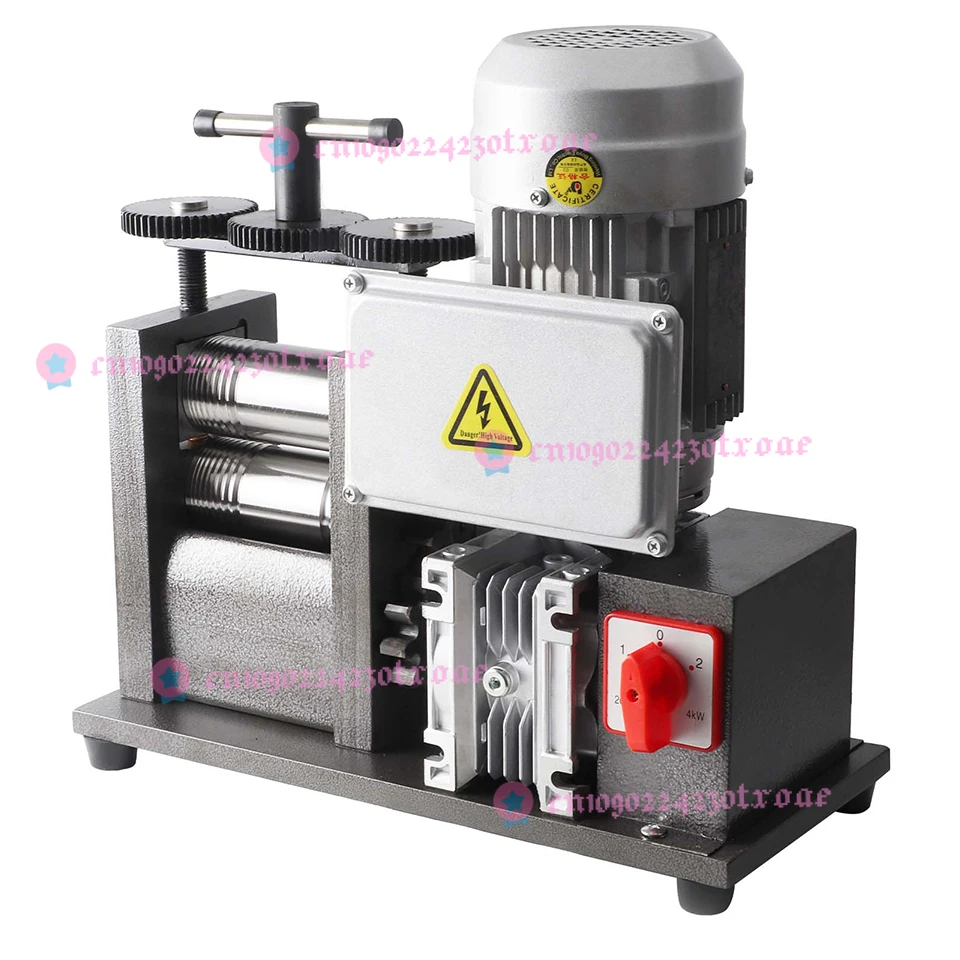 750W 370W Electric 160mm 120mm Rolling Mill New Gold Silver Wire Jewelry Making Machine Steel for Jewelry Factory