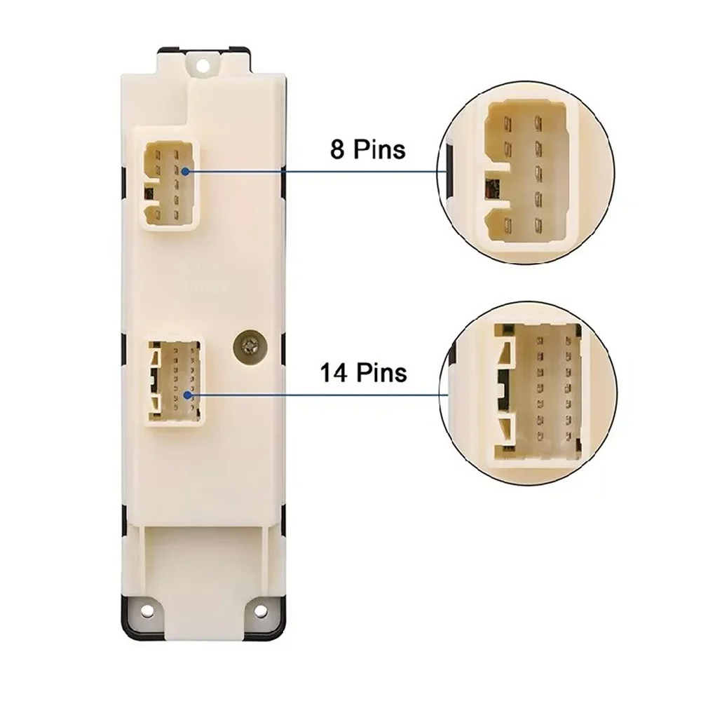 25779767 Front Left Driver Side Power Window Control Switch Lifter Button for GMC Canyon Chevrolet Colorado Hummer H3 H3T