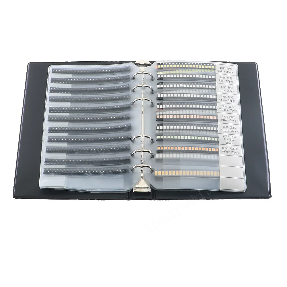 SMD LED Diode sample boo LED Light Emitting Diode Assorted kit Various Sample sets