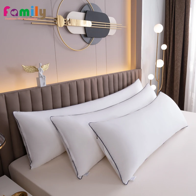 

AISIRUI Long Pillow Inner White Body Cushion Rectangle Sleep Nap Pillow Home Couples Bedroom Bedding Pillow 48X180CM