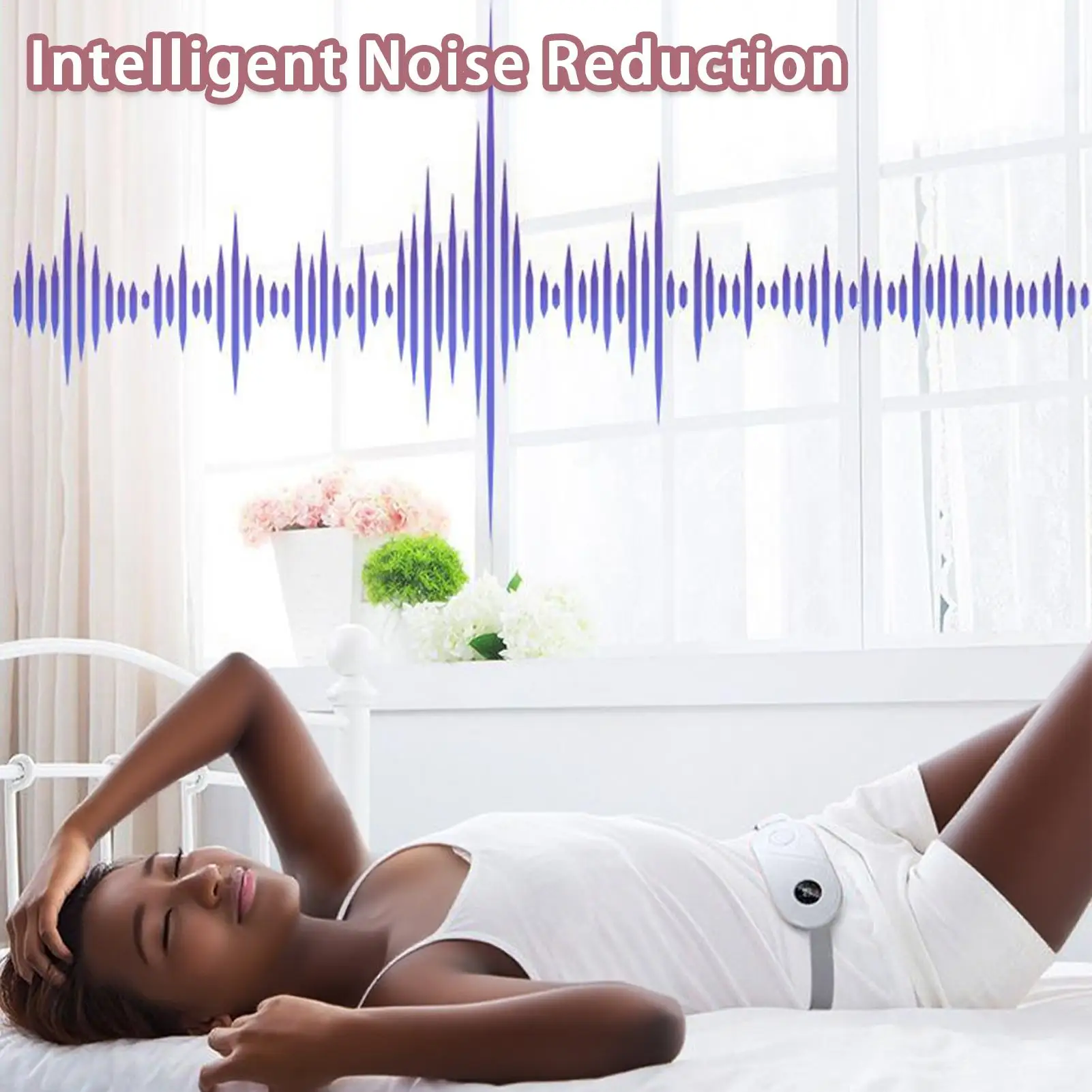 

Менструальная грелка, вибрирующий тепловой пояс для менструальных спазмов, беспроводной массажер для спины, живота, талии, домашней кровати, офиса, путешествий, сна