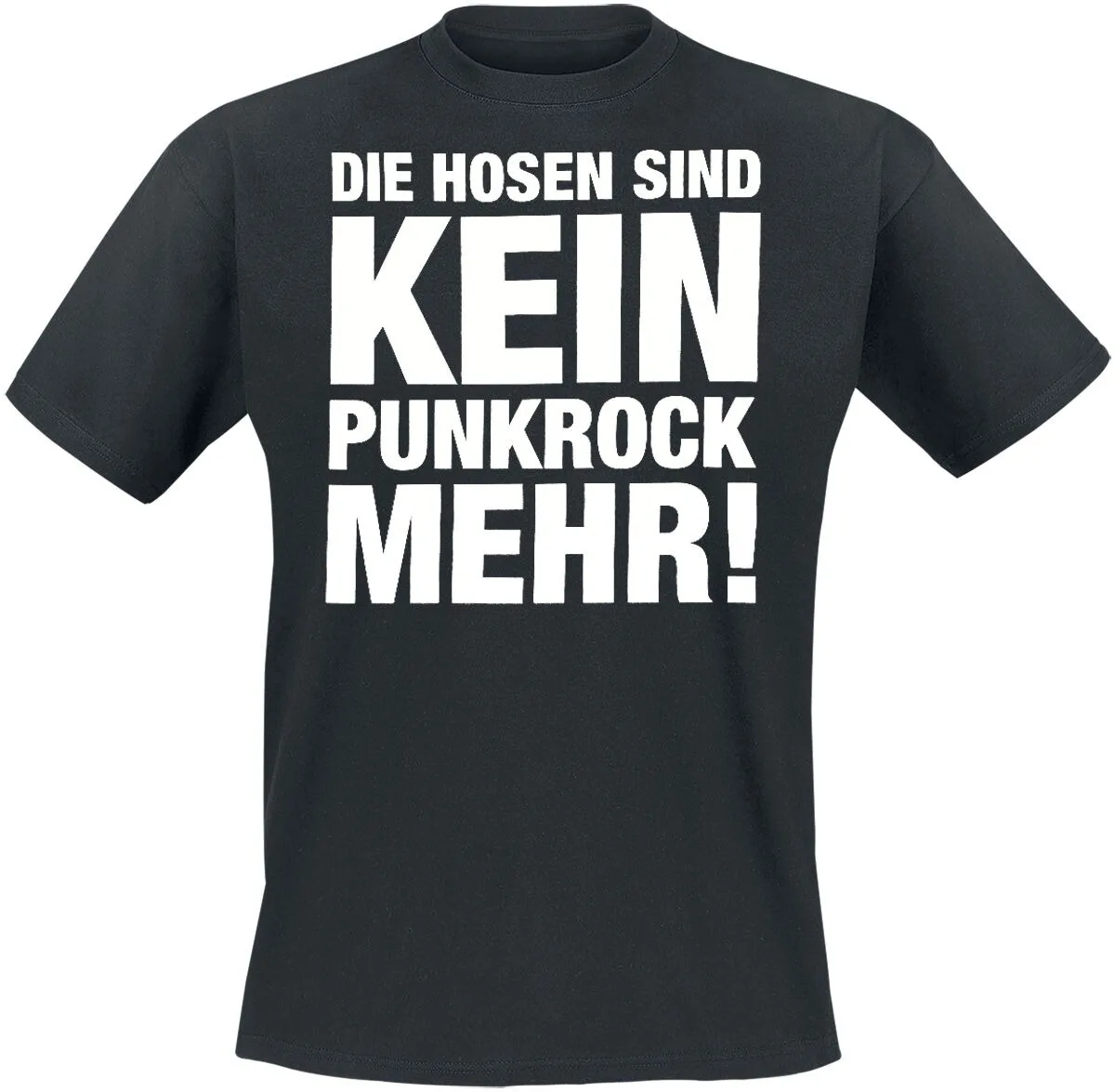 Camiseta Die Toten Hosen Kein Punkrock Mehr, Camiseta de Punk Rock Alemán con Estampado de Texto a Doble Cara, Mercancía para Fans de la Banda