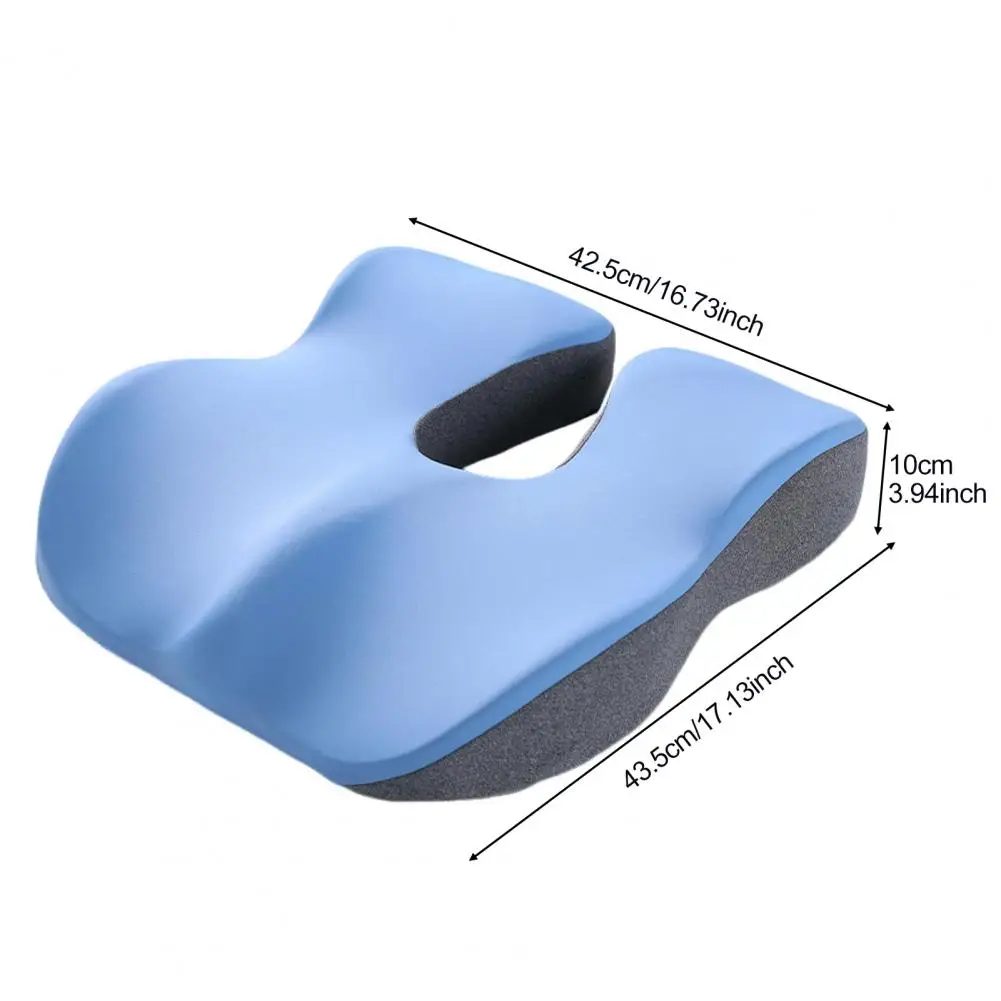 Seat Cushion for Tailbone Pain Relief Memory Foam Cushion for Long Sitting Hours Tailbone Pain Relief Seat Cushion for Wider