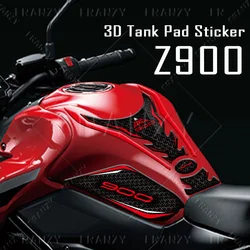 3D Motorcycle Fuel Tank Sticker Oil Gas Cap Cover Protector Decals Kit Accessories Waterproof For Z900 z900 2017-2025