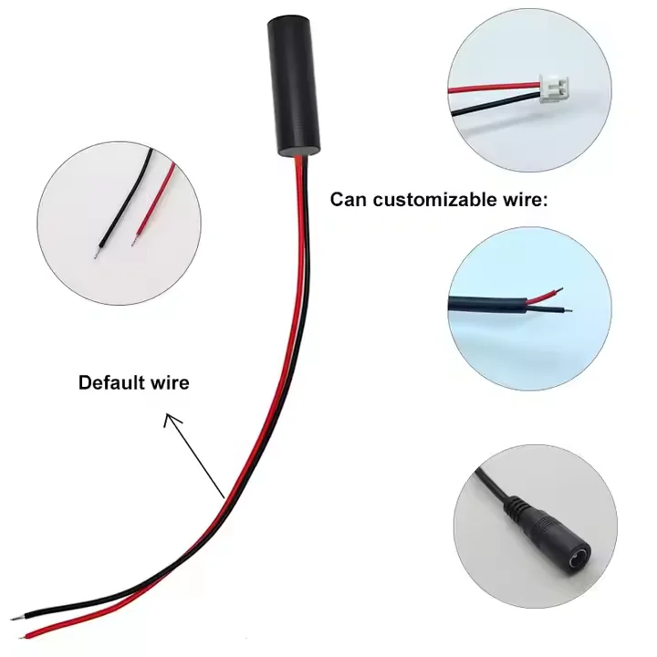 780nm High Power Infrared Dot Laser Diode Module 10x30mm Internal Focus 3-5V IR Laser Module APC/ACC Line