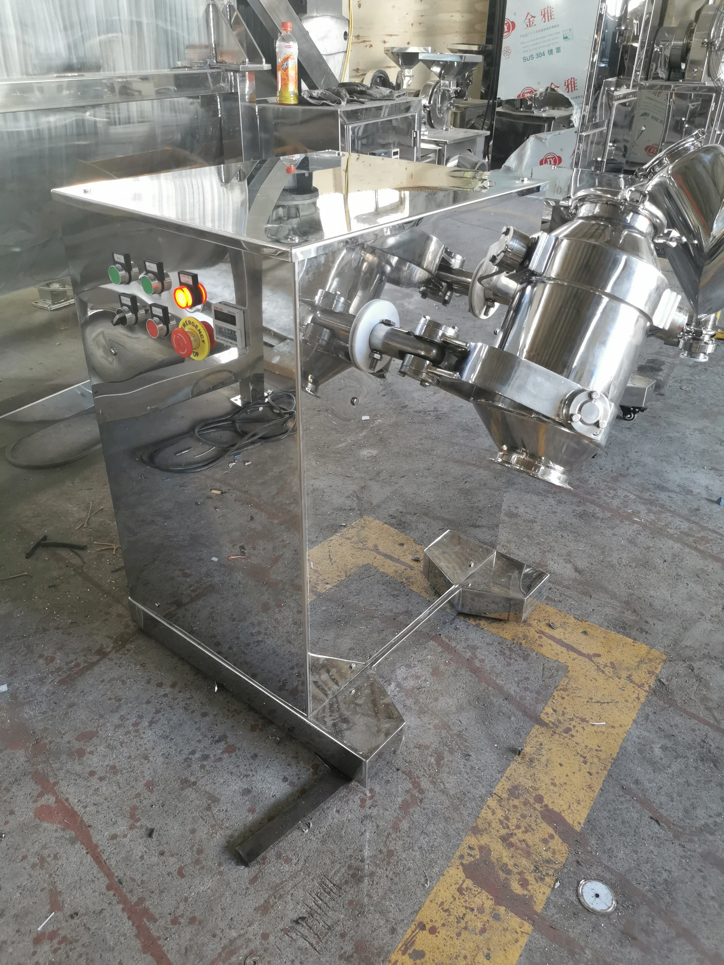 Factory Lab Scale 2L 5L 10L SBH Model 3D Motion Mixer/ 3D Mixing Machine