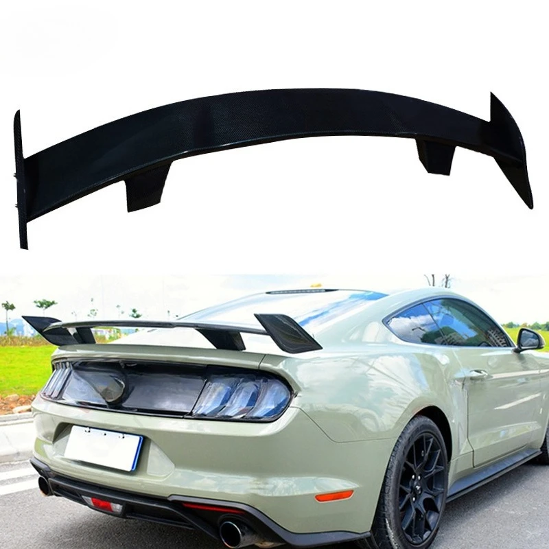 

For Ford Mustang Mustang Carbon Fiber Tail MP Fixed Wing Stand Spoiler Modification Accessories