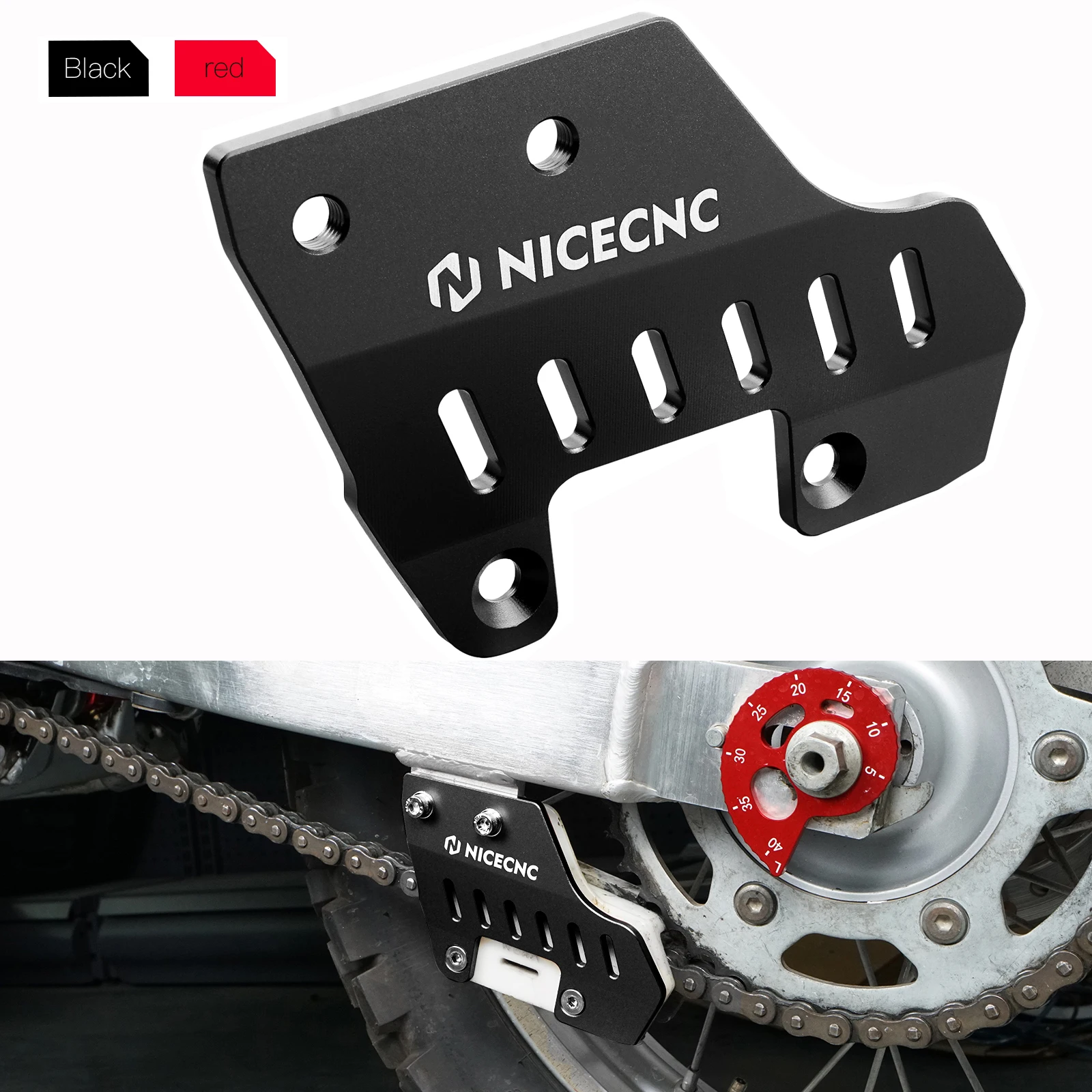 

Motocross For Honda XR650L XR 650L 1993-2024 2023 2022 2021 2020 Chain Guide Strengthener Protector Guard Cover NICECNC Aluminum