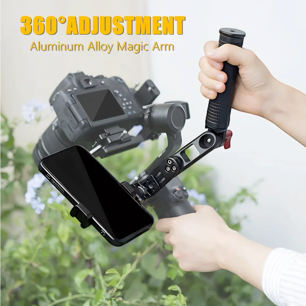 360 ° Регулируемая алюминиевая ручка для ремня удлинительная DJI Ronin RS4/Pro/RS3 Pro/RS3 Mini/RSC2 стабилизатор Фото №5